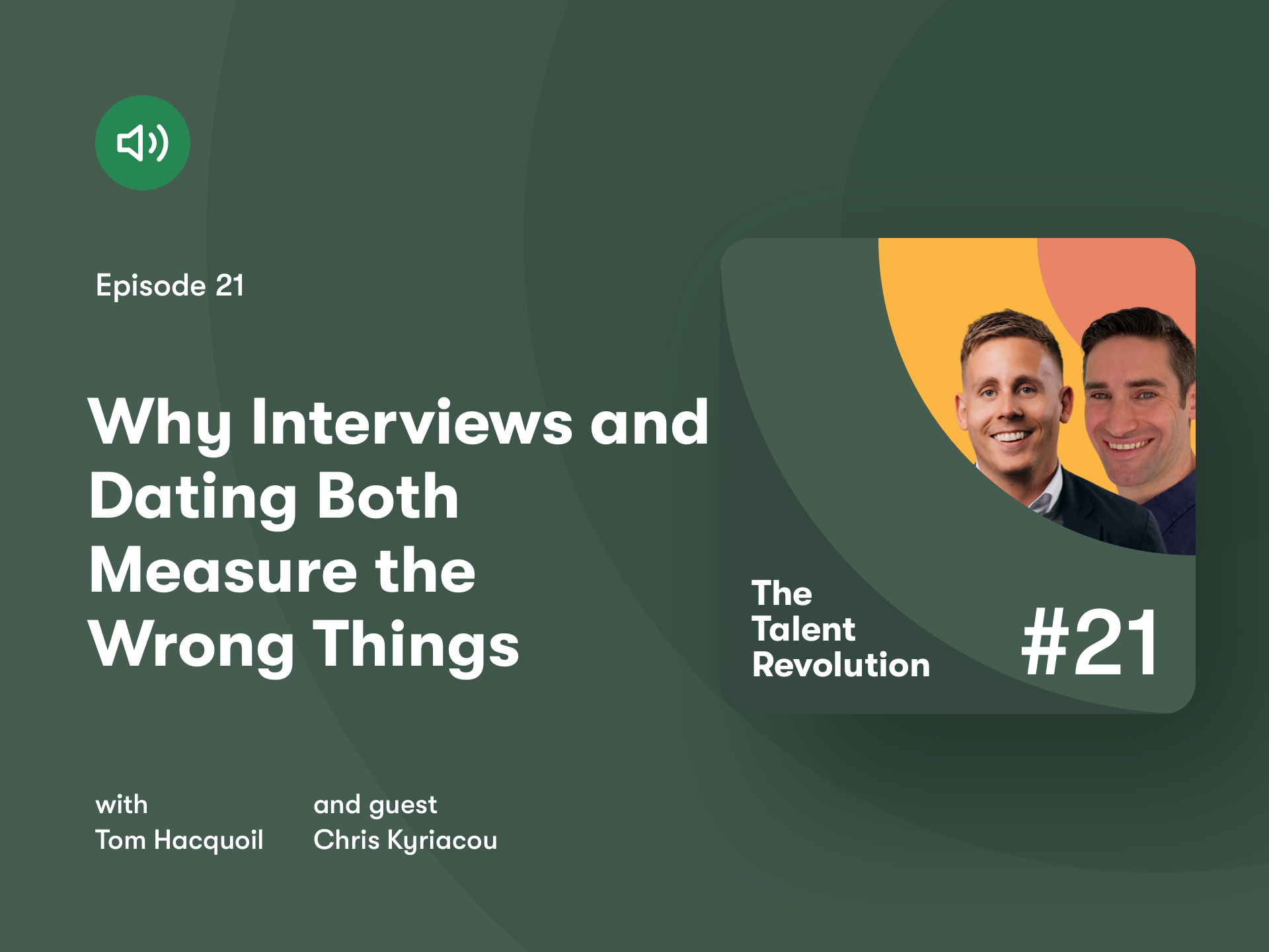 The talent revolution - episode 21 - Chris kyriacou onevelley